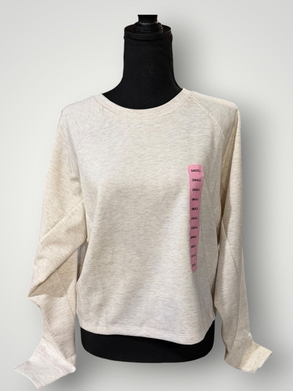 Express Cream Long Sleeve Top Small NWT